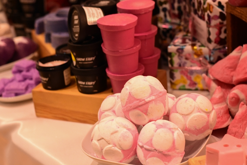 Launching Christmas products by Lush 